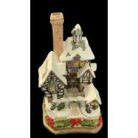 David Winter The Original Miniature Cottages. Premier Edition. The Scrooge Family Home 1993.