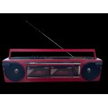 Stereo Radio cassette Recorder 1980`s Unisef SZ284, in original box. Box shows signs of age.