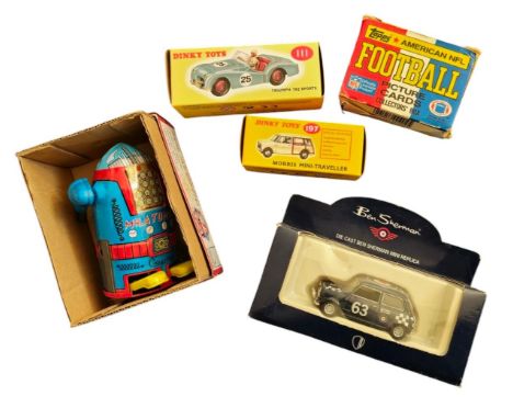 Toy Collection, Ben Sherman Die cast Mini, Dinky Toys Triumph TR2 Sports, Dinky Toys 197 orris Mini Traveller, Topps American
