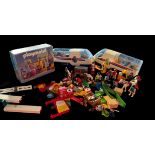 Toy Collection Playmobil Train ad Railway station and figures, and playmobim farm and Robin Hood
