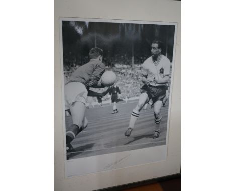 Limited edition print signed by Nat Lofthouse with coa 