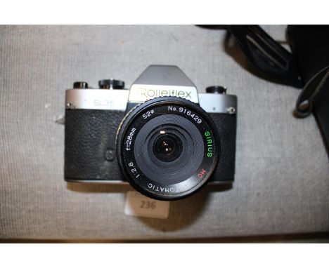 A Rolliflex SL35 camera 