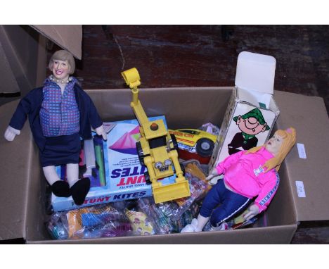 A box of vintage toys &amp; games etc. Postage unavailable 