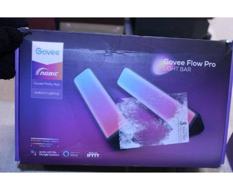 A boxed Govee flow pro light bar (un-checked) a/f 
