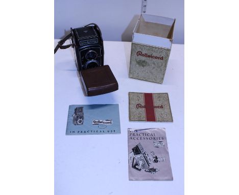 A boxed Rolleicord camera DBP 1923991 DPGM camera 