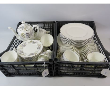 A Coalport camelot teaset, Royal worcester dinner plates etc.