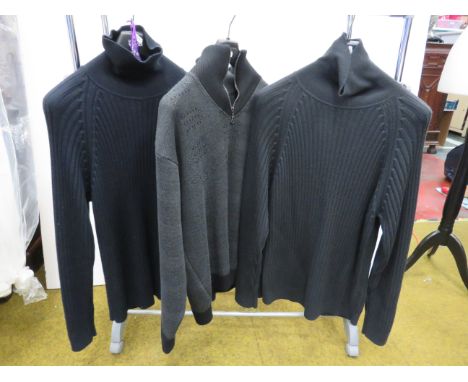 3 Mens Jumpers by Pierre Sangan ans Jaeger size large, light use.