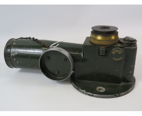 WW2 1942 Anti aircraft gun telescope arrow marked.