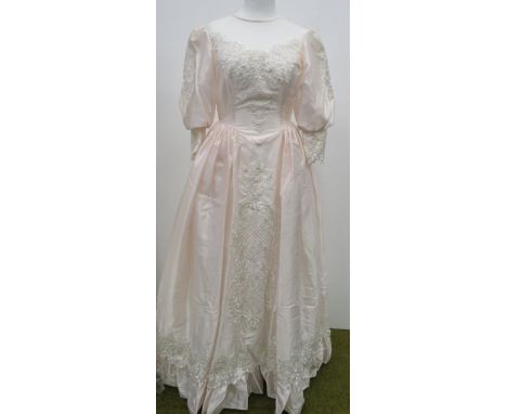 Pronuptia prom dress light pink size 12.
