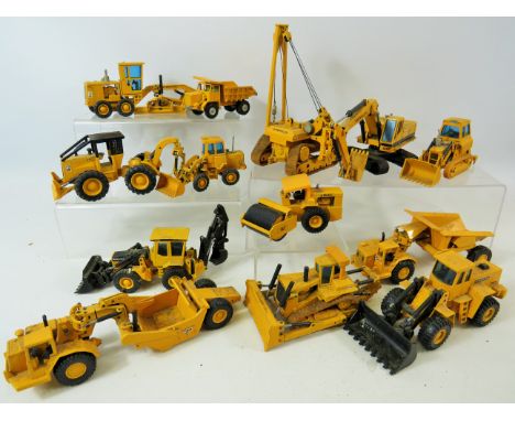 13 Die Cast Models of Industrial and Farming Vehicles. All made by the Spanish Company Joal.  No boxes, Very light playworn c
