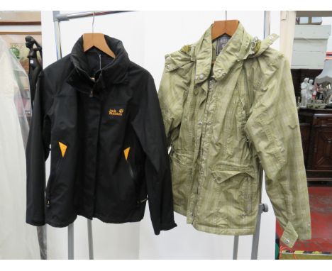 Ladies Jack Wolfskin and Ariat jackets size 16, light use.