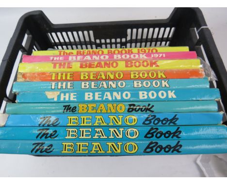 10 vintage Beano books 1970s