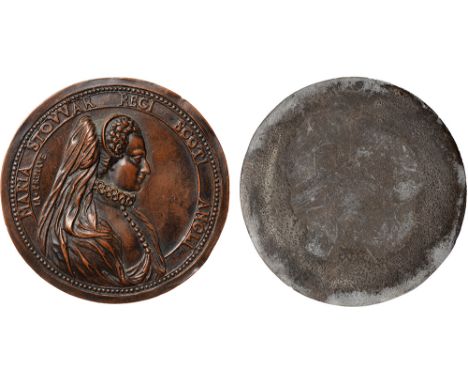 Scottish Coins and Medals, Scotland, Mary, Queen of Scots (1542-1567), bronzed electrotype of James Tassie’s copy of the port