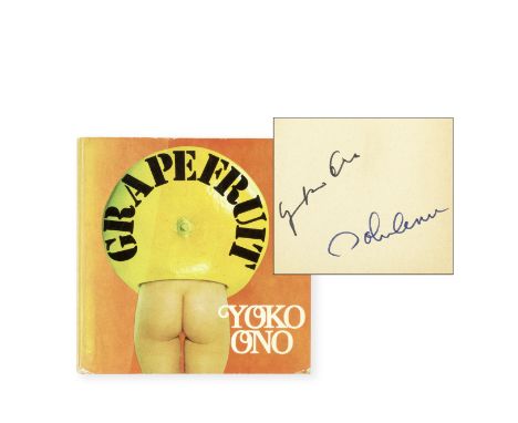 John Lennon And Yoko Ono: An Autographed Copy Of The Book Grapefruit By Yoko Ono,1971,First Sphere Books Edition, paperback, 