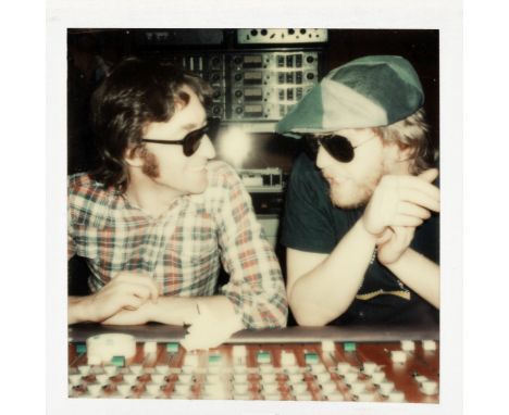 The Beatles: PHOTOGRAPHS OF JOHN LENNON AND PAUL MCCARTNEY, TAKEN DURING JOHN'S SO-CALLED 'LOST WEEKEND',1974,comprising: eig