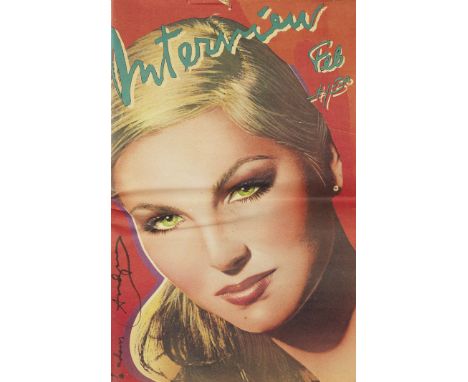 Andy Warhol: A Signed Copy of 'Interview' Magazine,February 1980,with Tatum O'Neal as the cover girl, signed and inscribed in