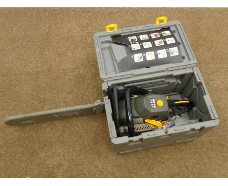 Ryobi RCS-4450C petrol chainsaw, with carry case