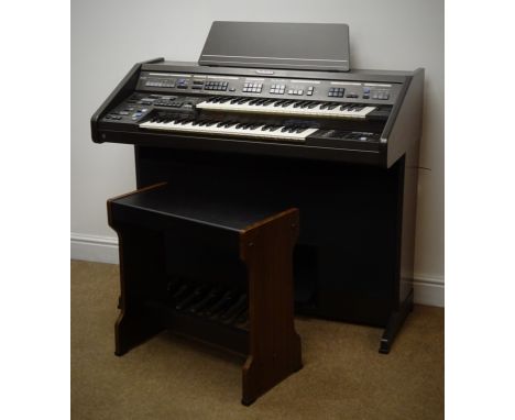Technics PCM Sound EX50L electric organ and stool (W108cm, H108cm, D52cm) and a stool (2) (This item is PAT tested - 5 day wa