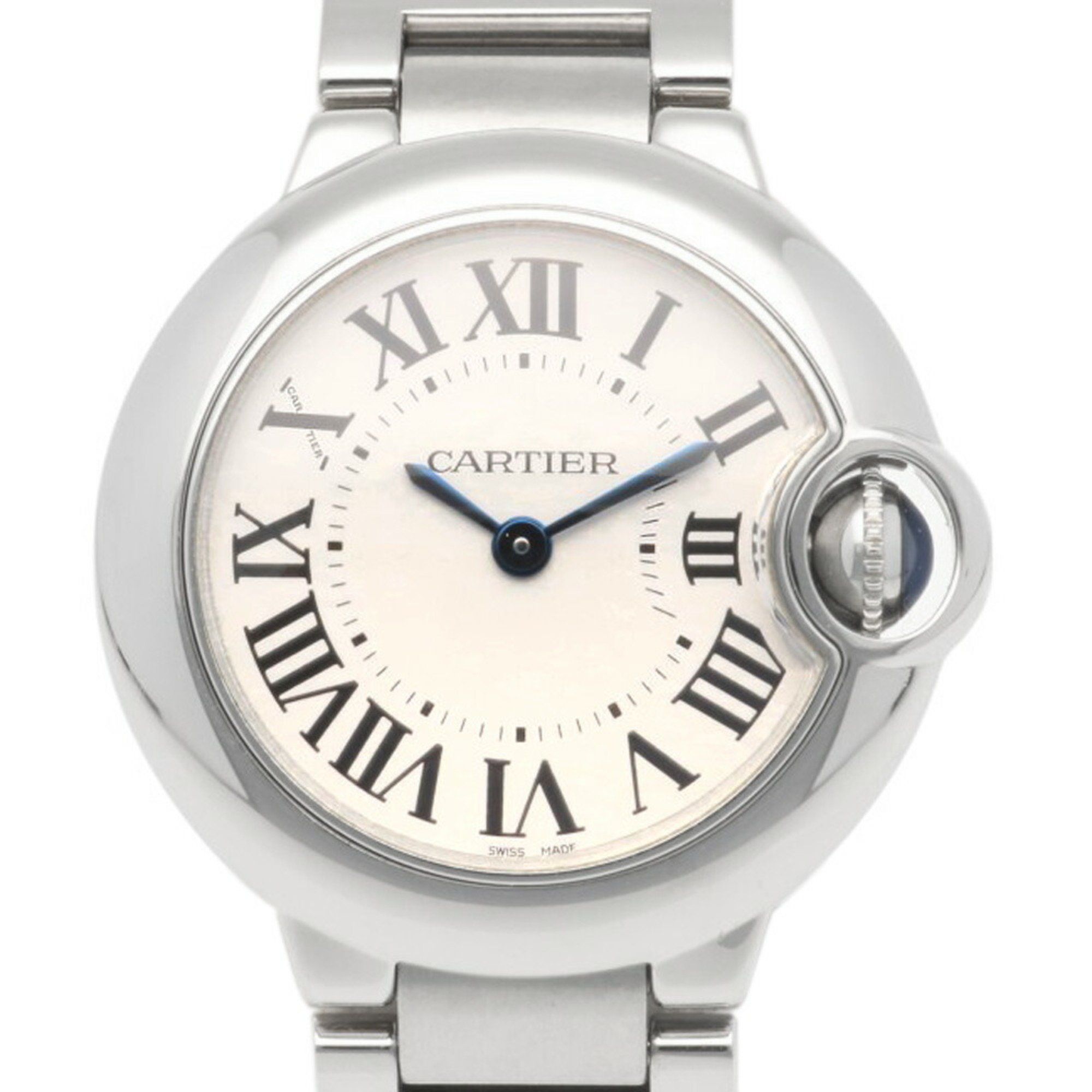 Cartier Ballon Bleu Watch Stainless Steel 3009 Quartz Ladies CARTIER