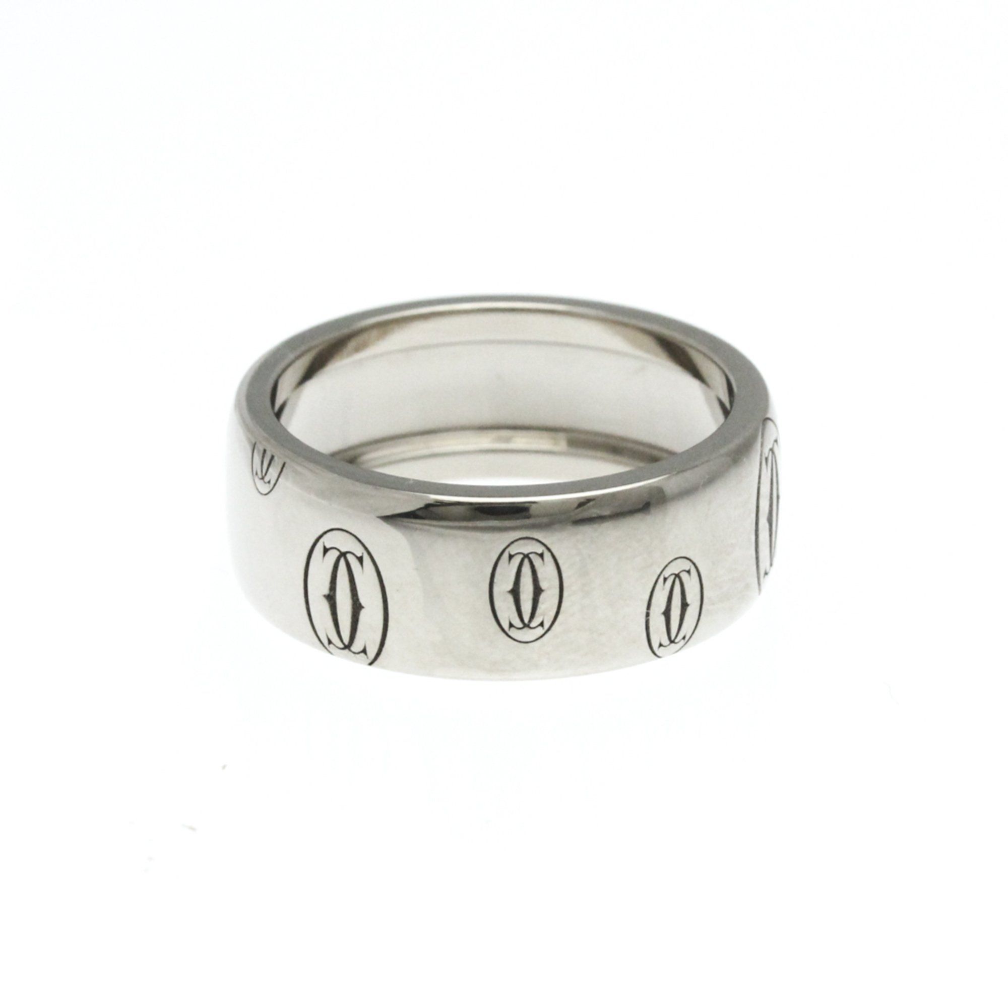 Cartier Happy Birthday Ring LM White Gold (18K) Fashion No Stone Band Ring Silver