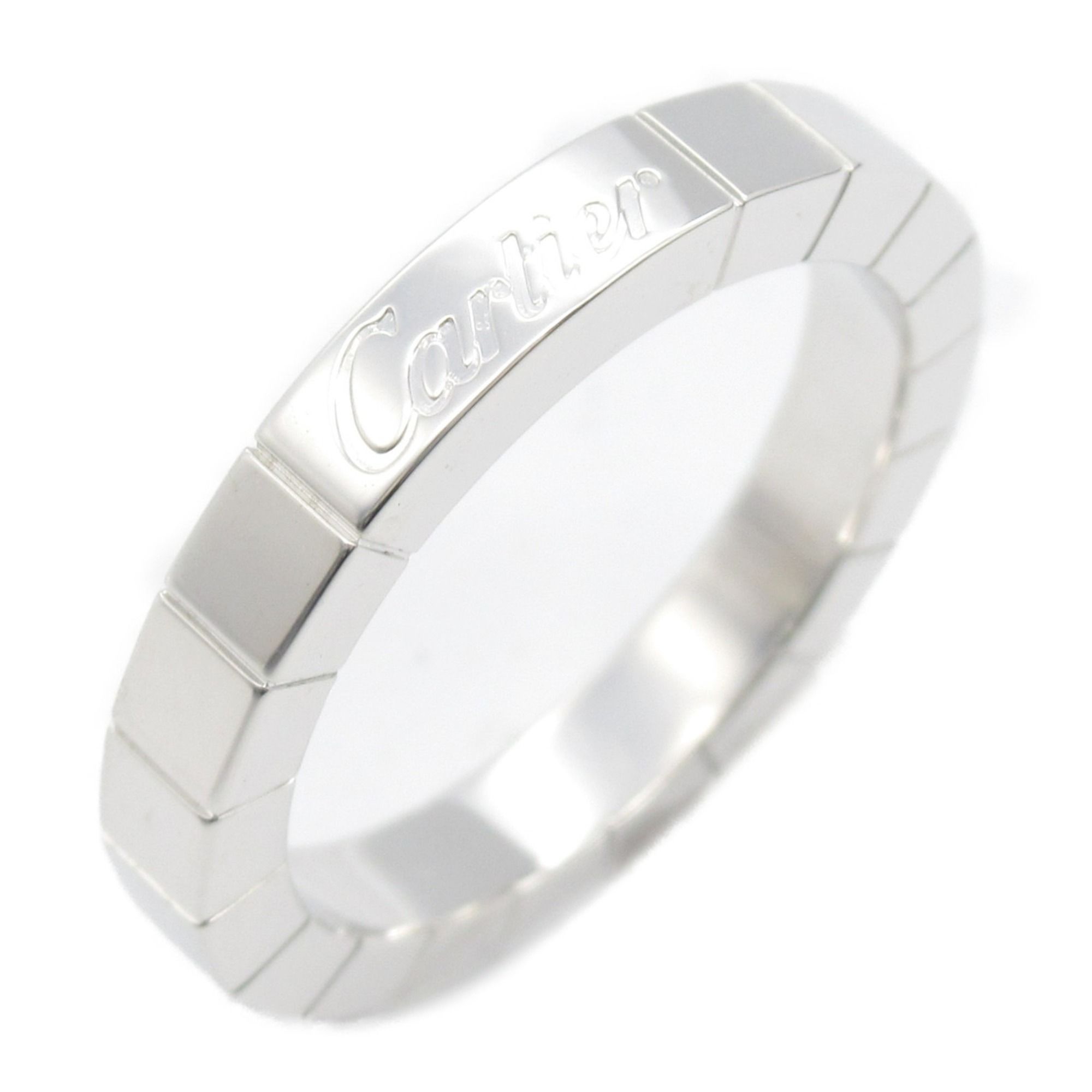 CARTIER Lanier Ring, 18KWG (White Gold), Women's, Silver, B4045049