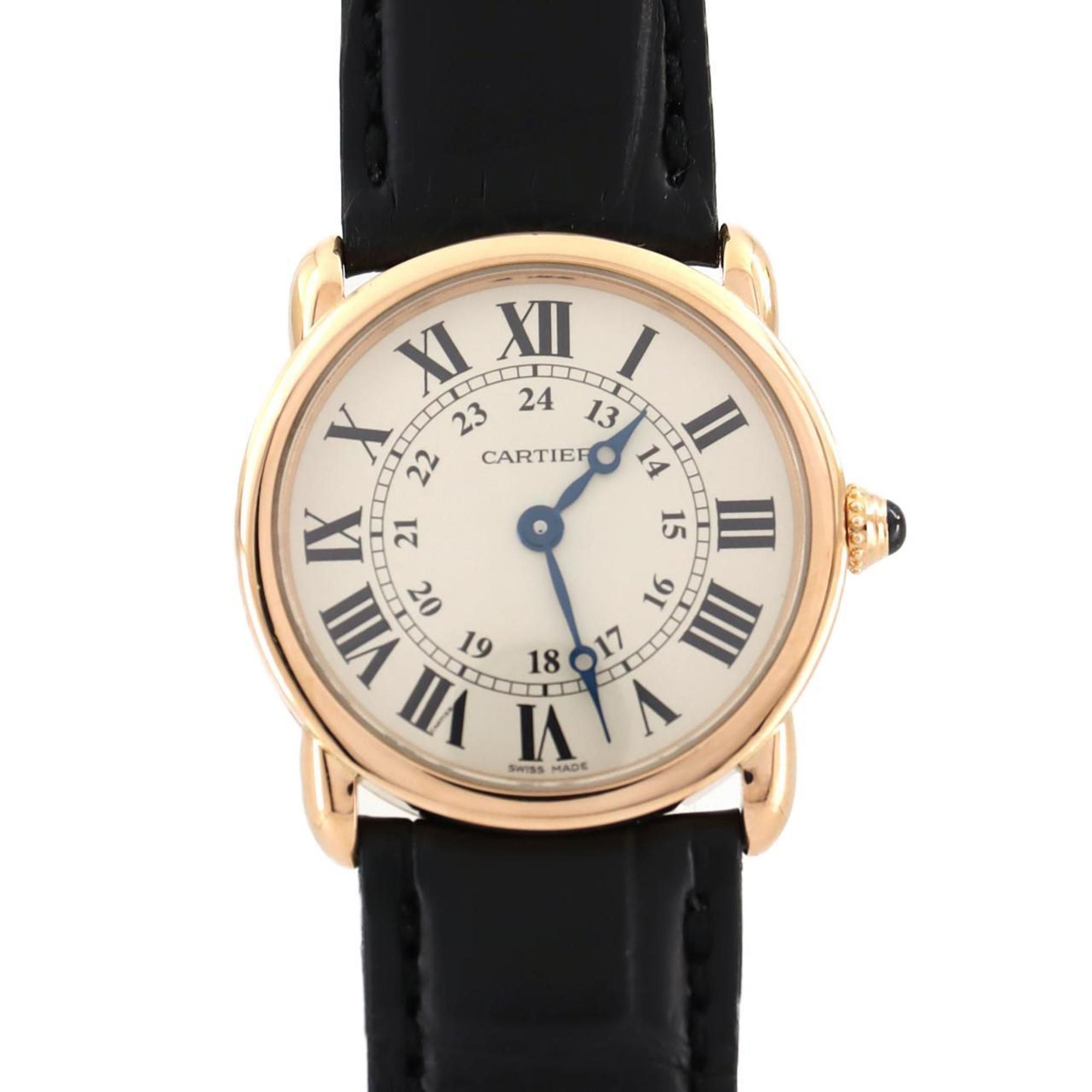 Cartier Ronde LC PG W6800151 PG/RG Wristwatch Quartz
