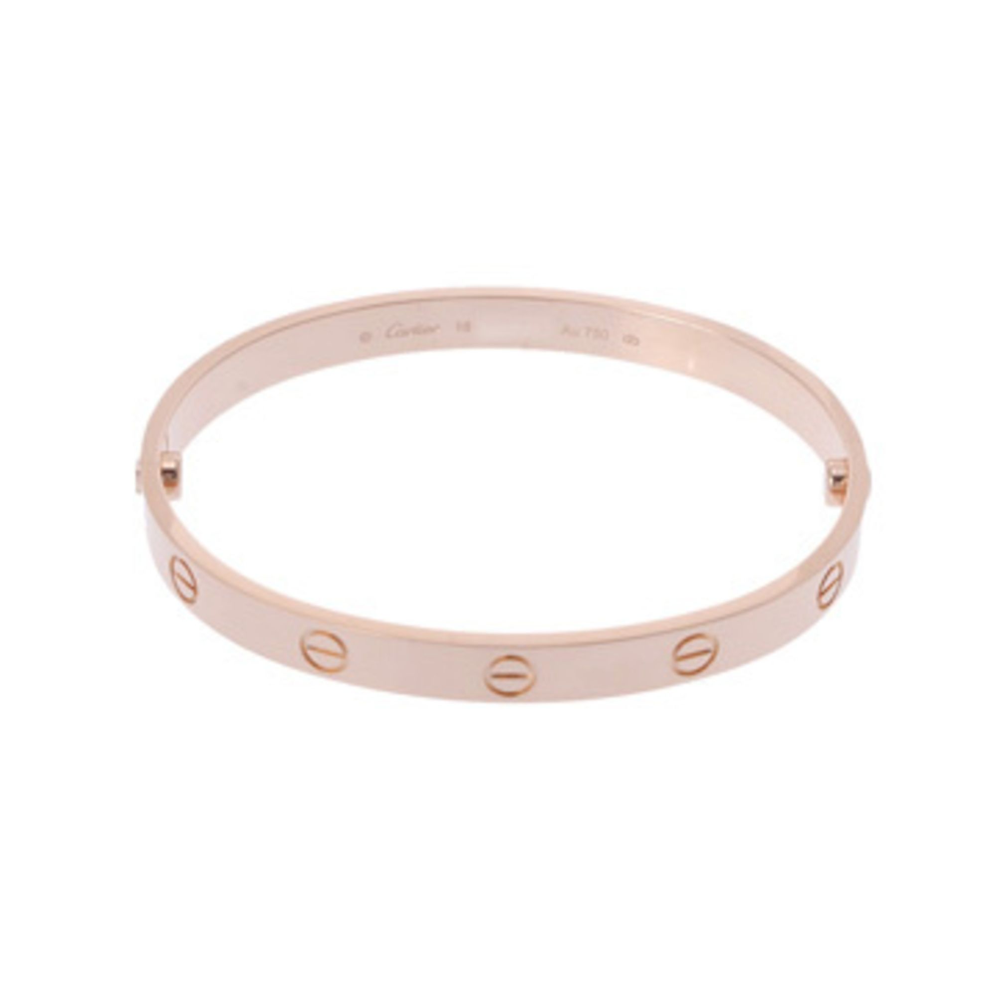 CARTIER Love Bracelet for Women 18K Pink Gold PG