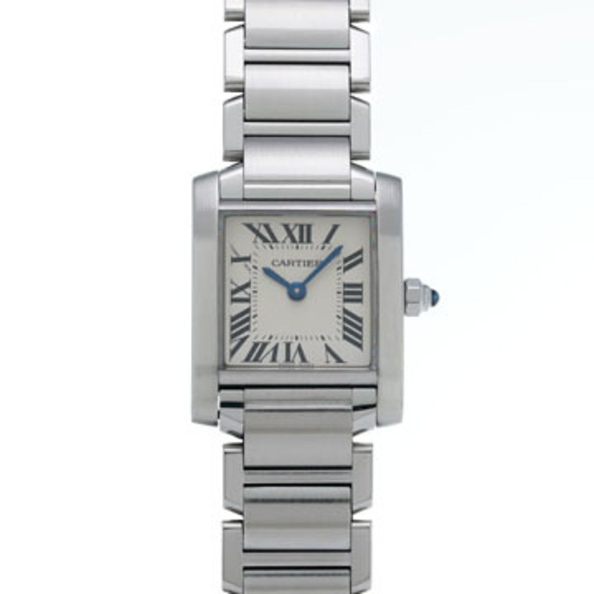 Cartier Tank Francaise SM New Dial W51008Q3 White Ladies Watch Quartz