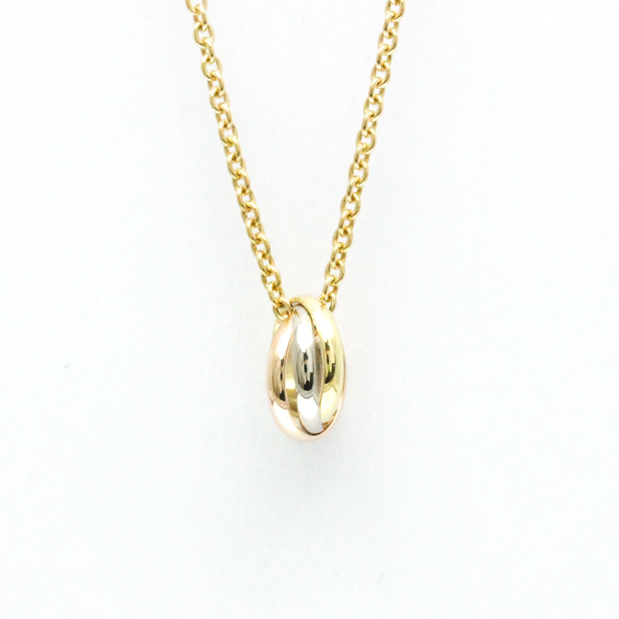 Cartier Trinity Necklace Pink Gold (18K),White Gold (18K),Yellow Gold (18K) No Stone Men,Women Fashi
