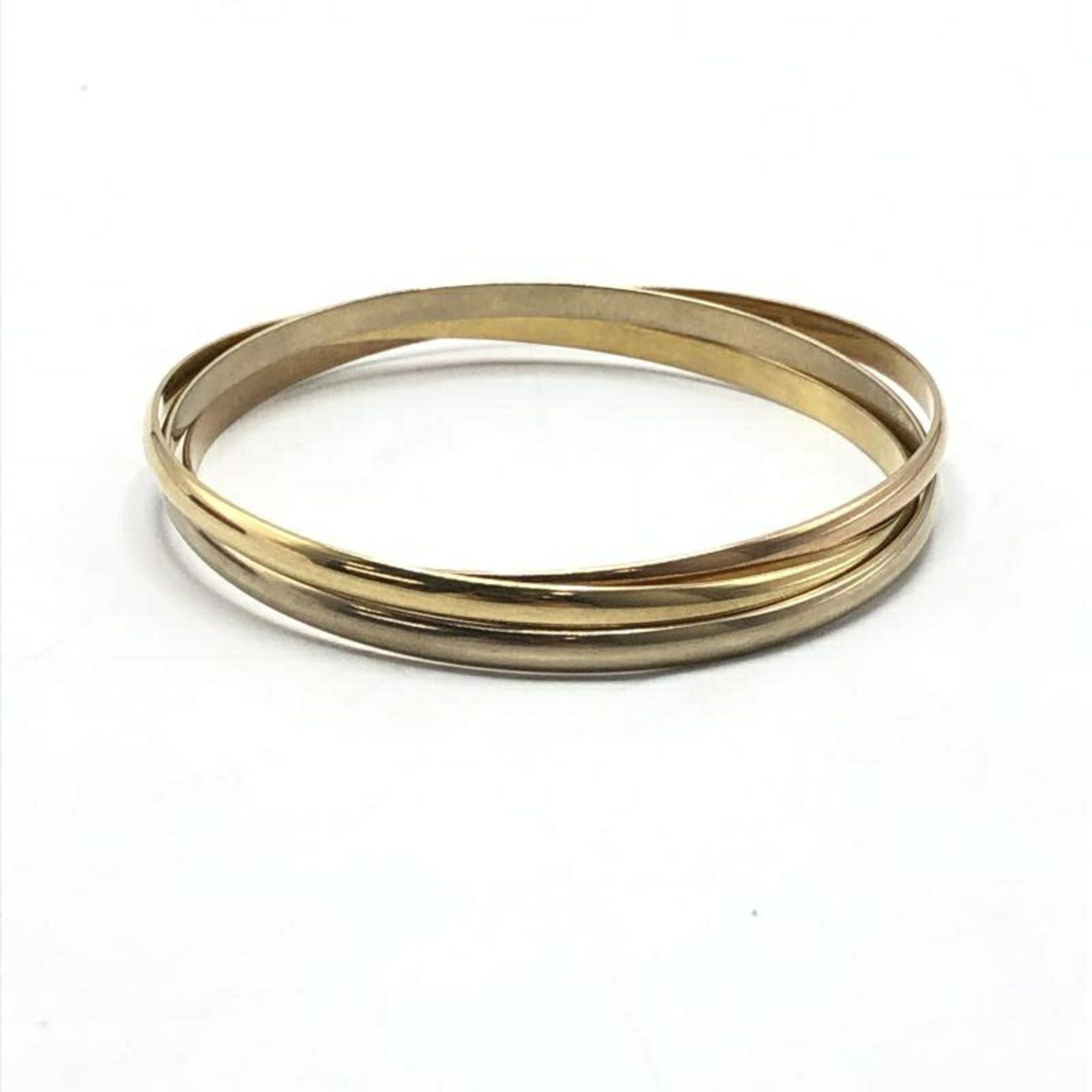 Cartier Trinity Bracelet Three-Color Gold Au750 29.5g