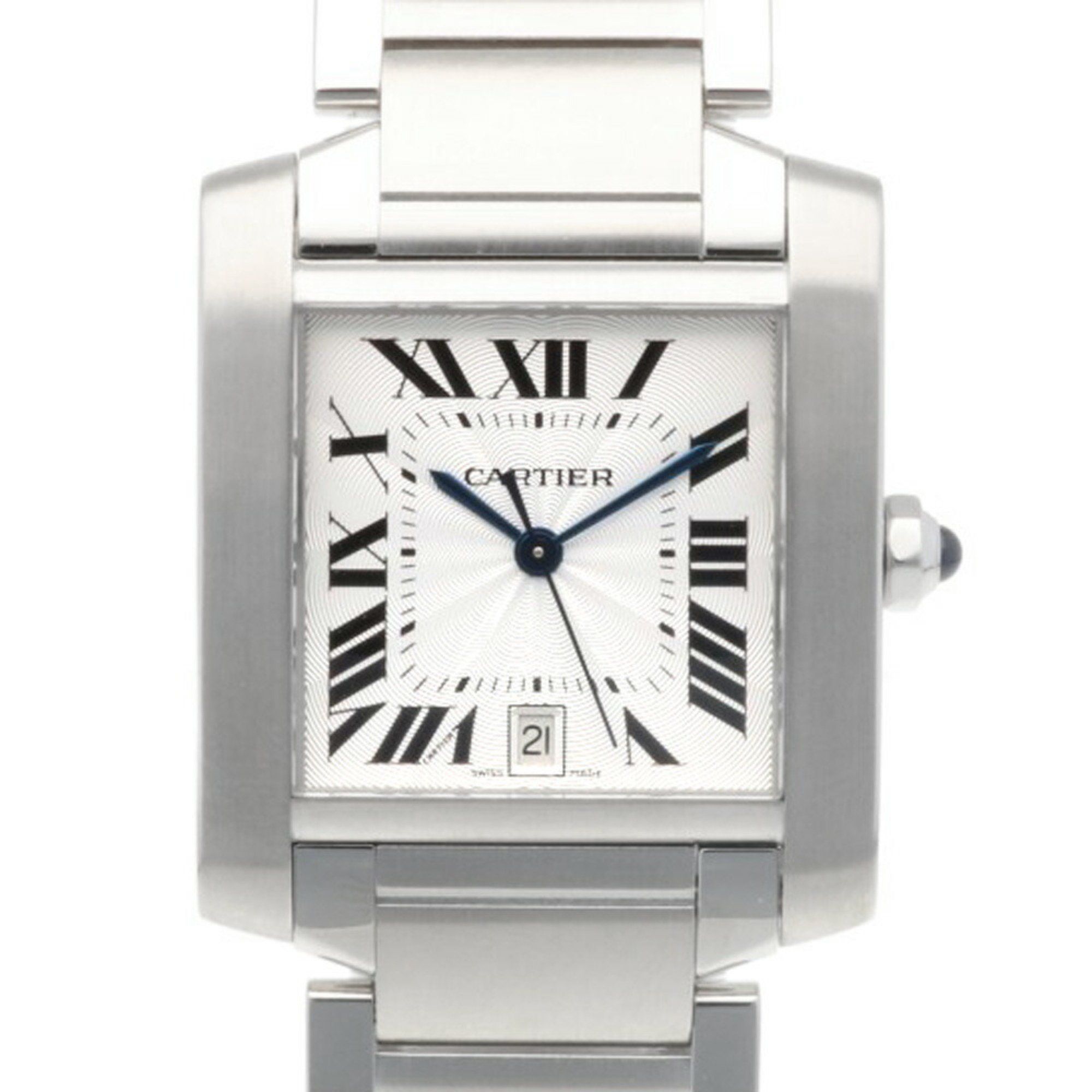 Cartier Tank Francaise LM Watch Stainless Steel W5100293 Automatic Men's CARTIER Overhauled