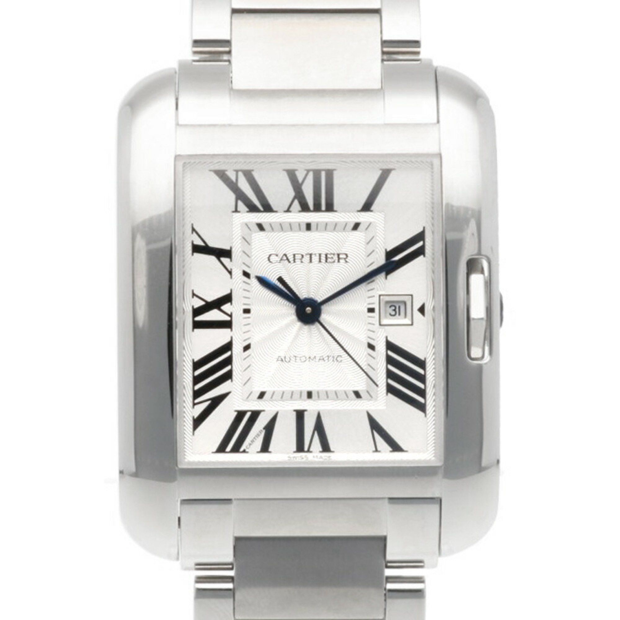 Cartier Tank Anglaise Watch, Stainless Steel 3511, Automatic, Men's, CARTIER, Overhauled