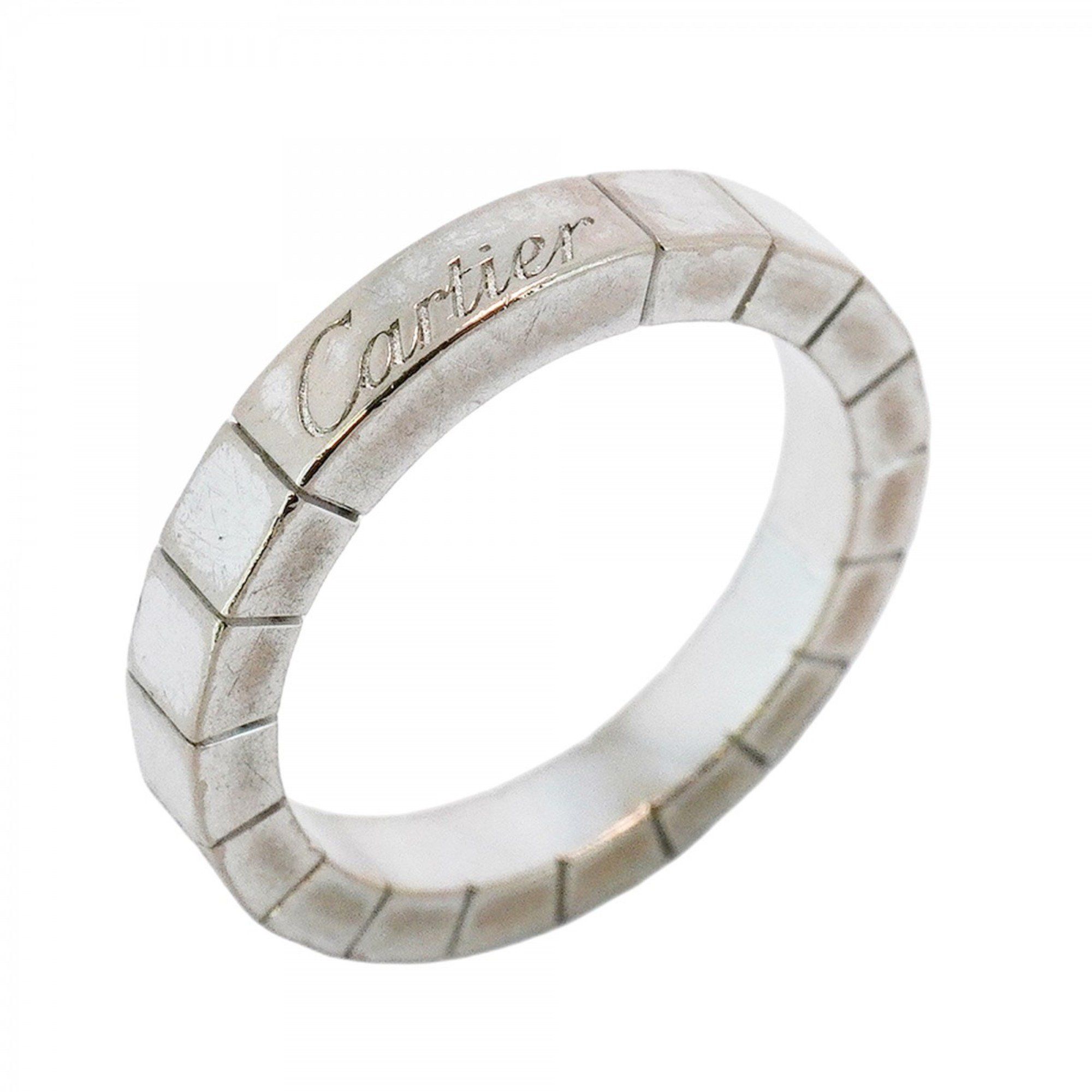 Cartier Ring Lanier 18KWG White Gold #48 Ladies