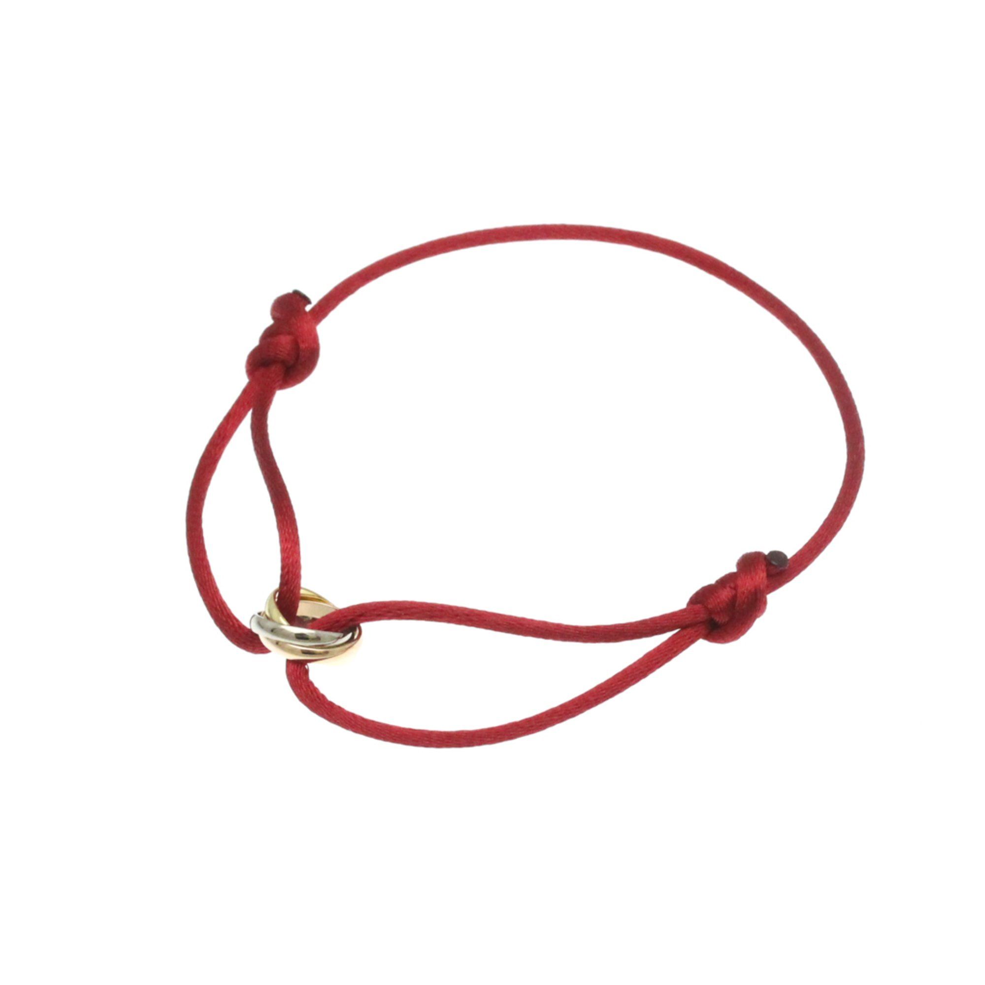 Cartier Trinity Cord Bracelet B6016700 Pink Gold (18K),White Gold (18K),Yellow Gold (18K) No Stone C