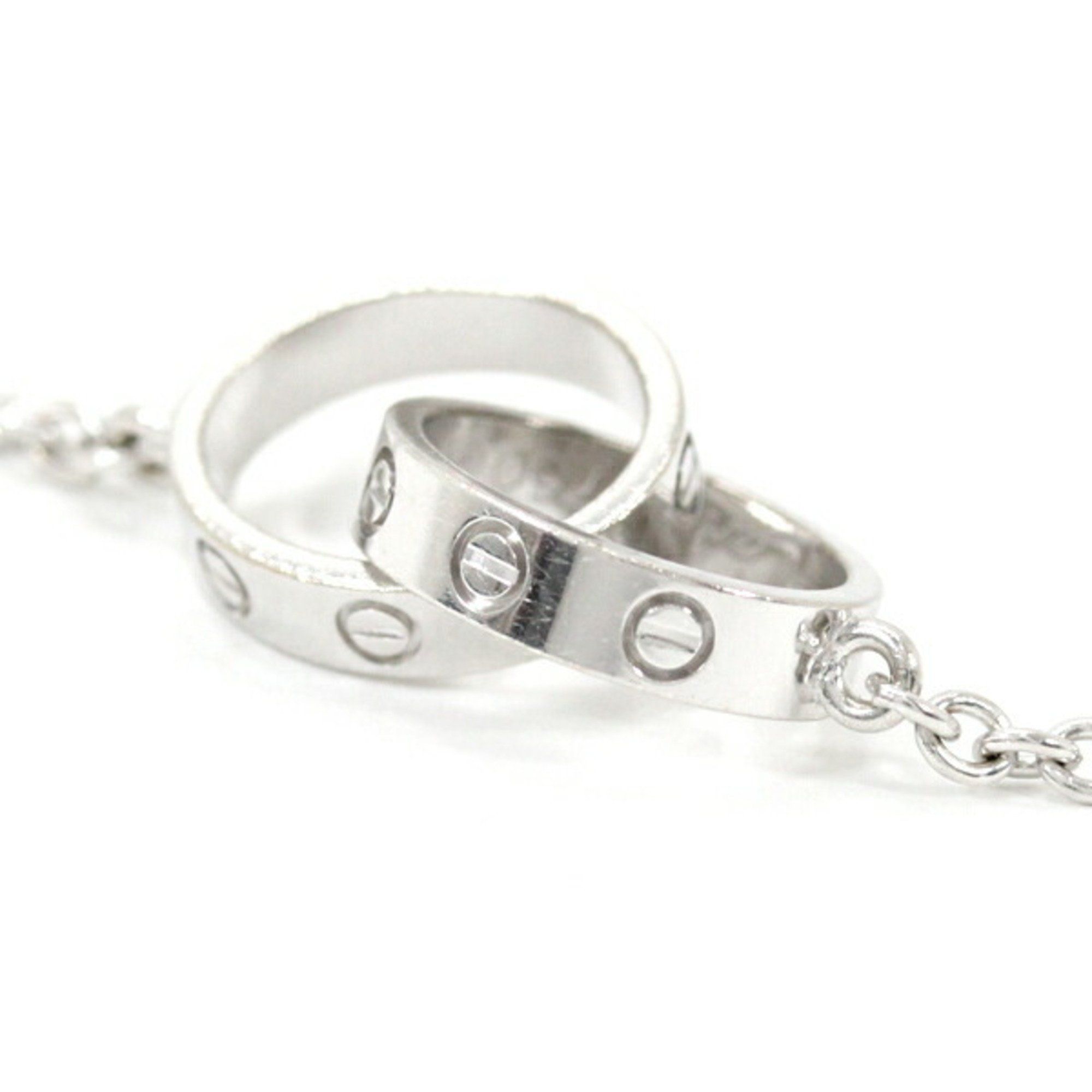 Cartier Necklace Baby Love K18 WG White Gold Ladies 750 LOVE Series B7212500 BB3461