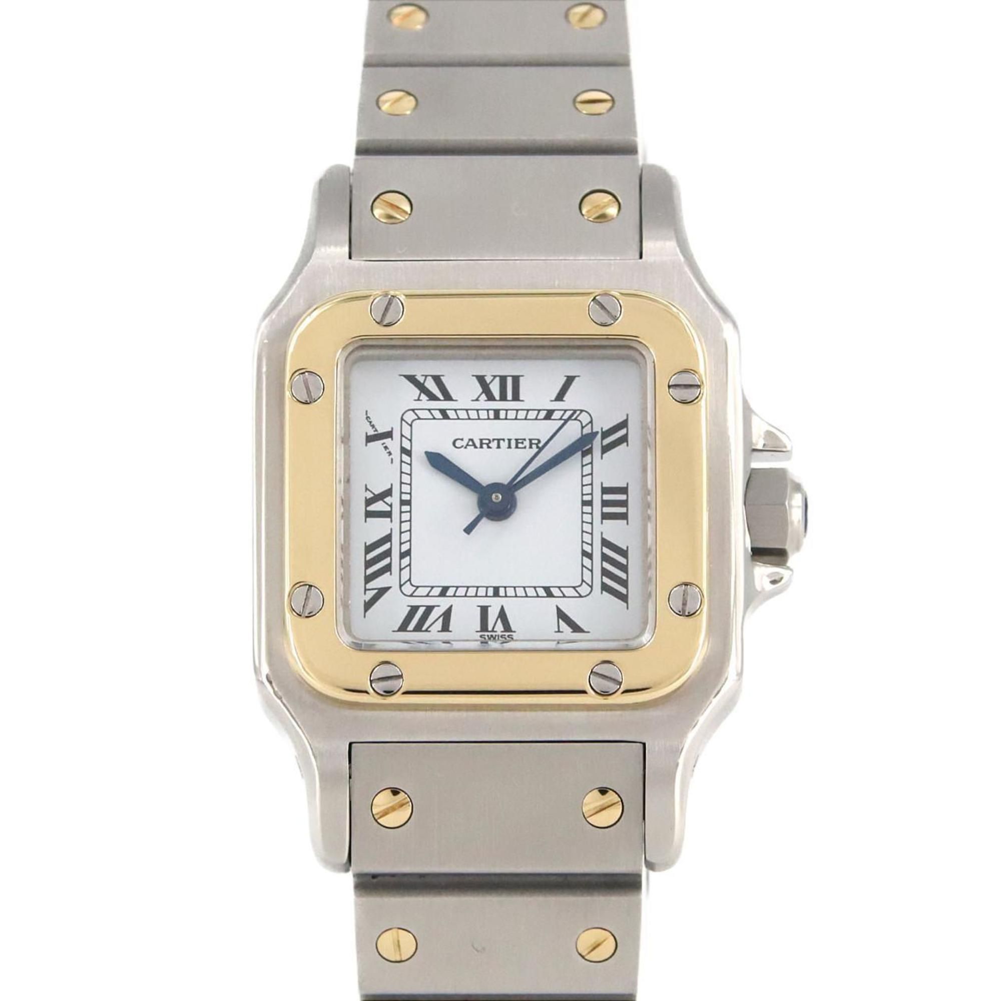 Cartier Santos SM combination 82036283 SSxYG watch automatic winding