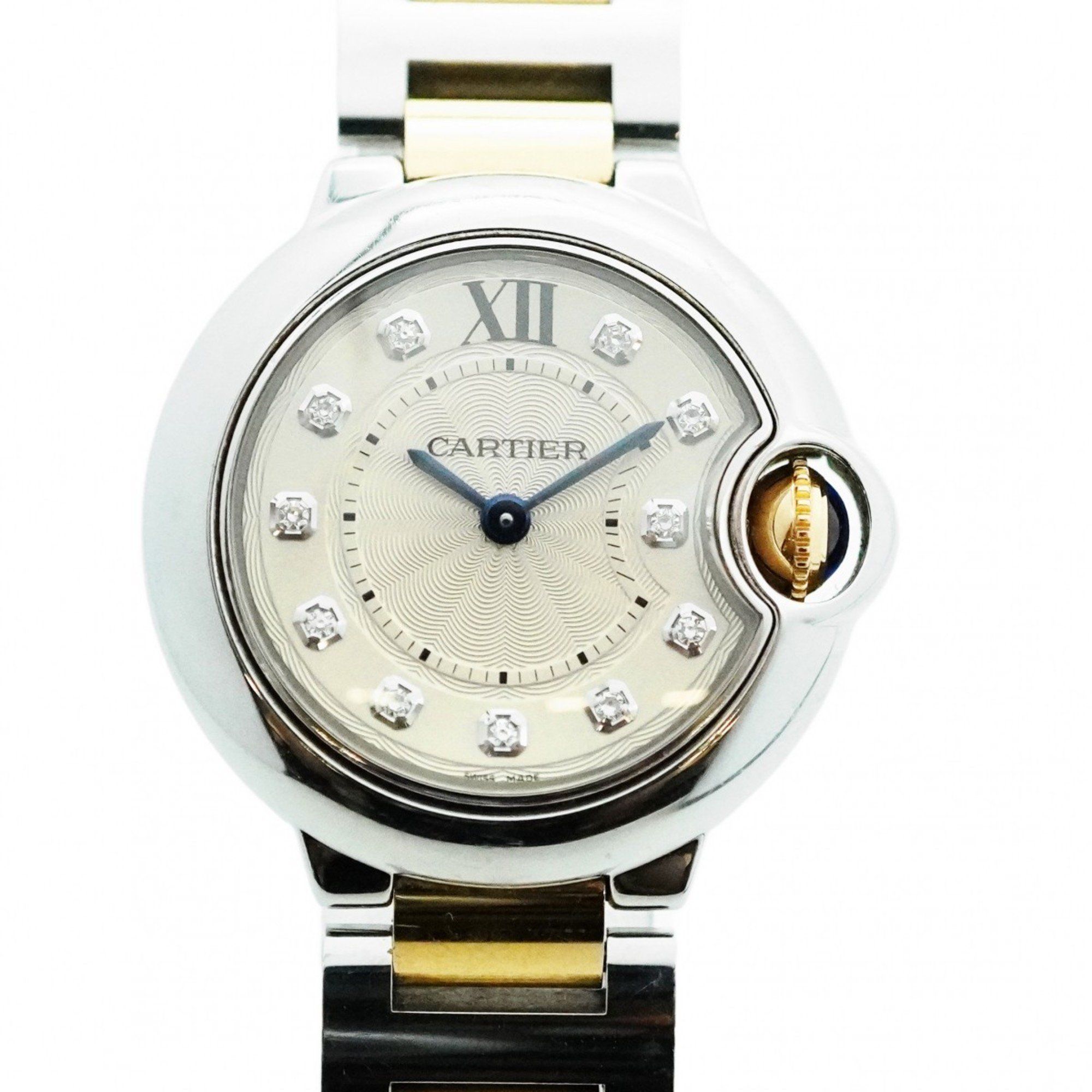 Cartier Ballon Bleu WE902030 Silver Dial Watch for Women
