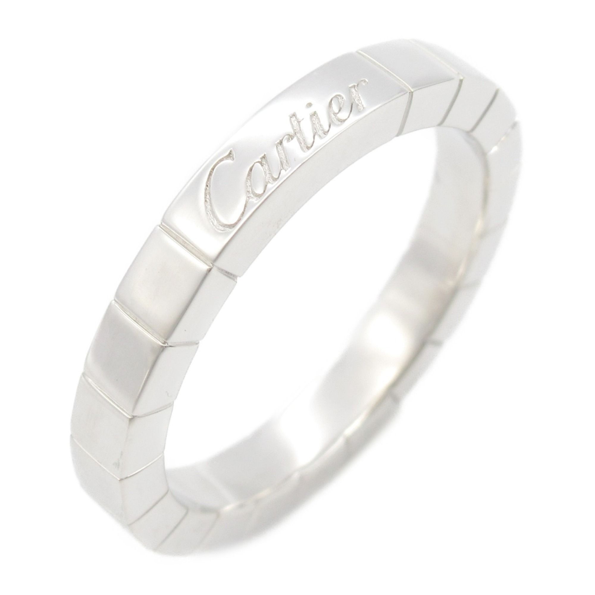 Cartier Lanier Ring, 18KWG (White Gold), Men's, Women's, Silver