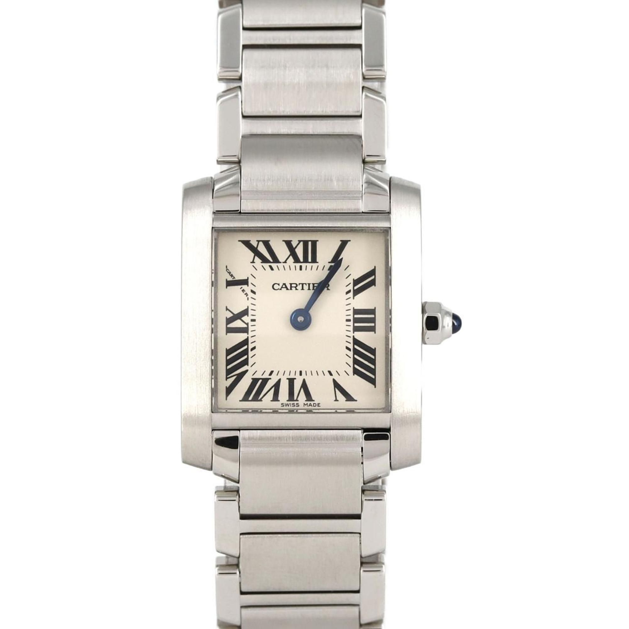Cartier Tank Francaise SM W51008Q3 SS Wristwatch Quartz