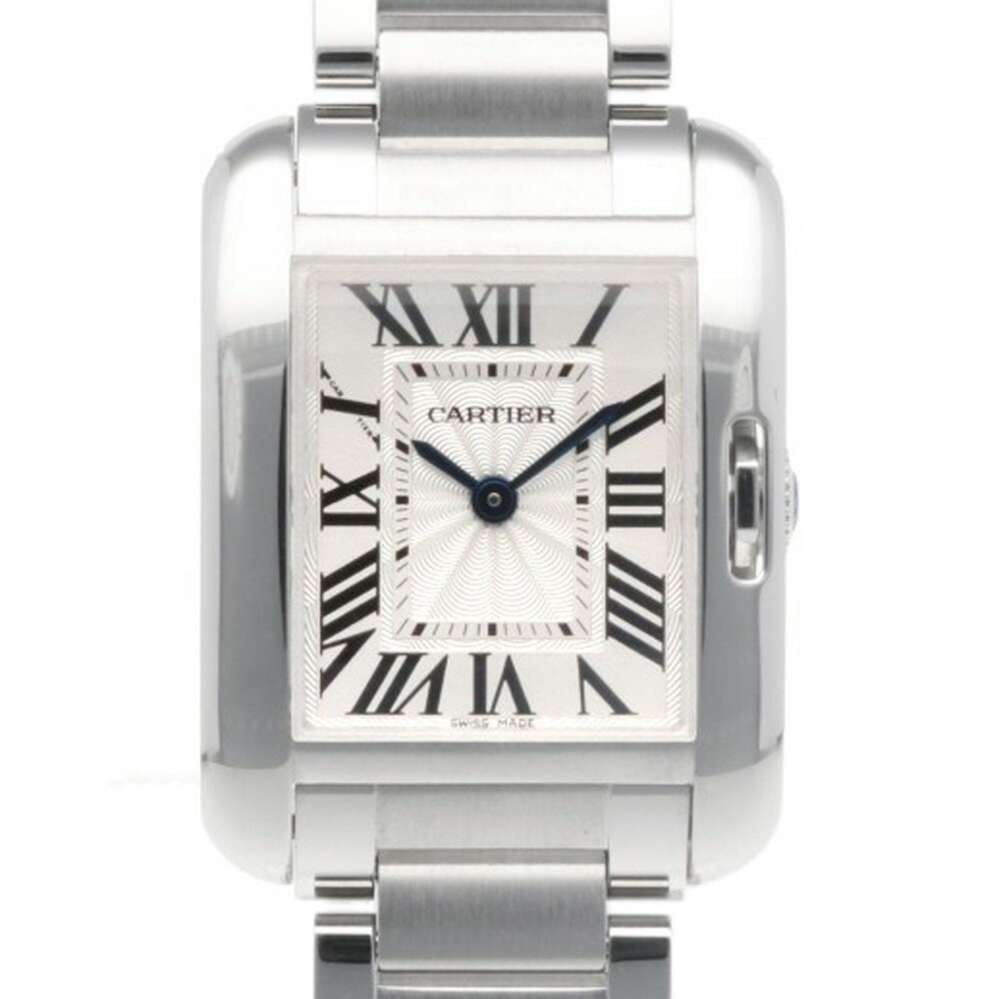 Cartier Tank Anglaise SM Watch, Stainless Steel 3485 Quartz, Women's CARTIER