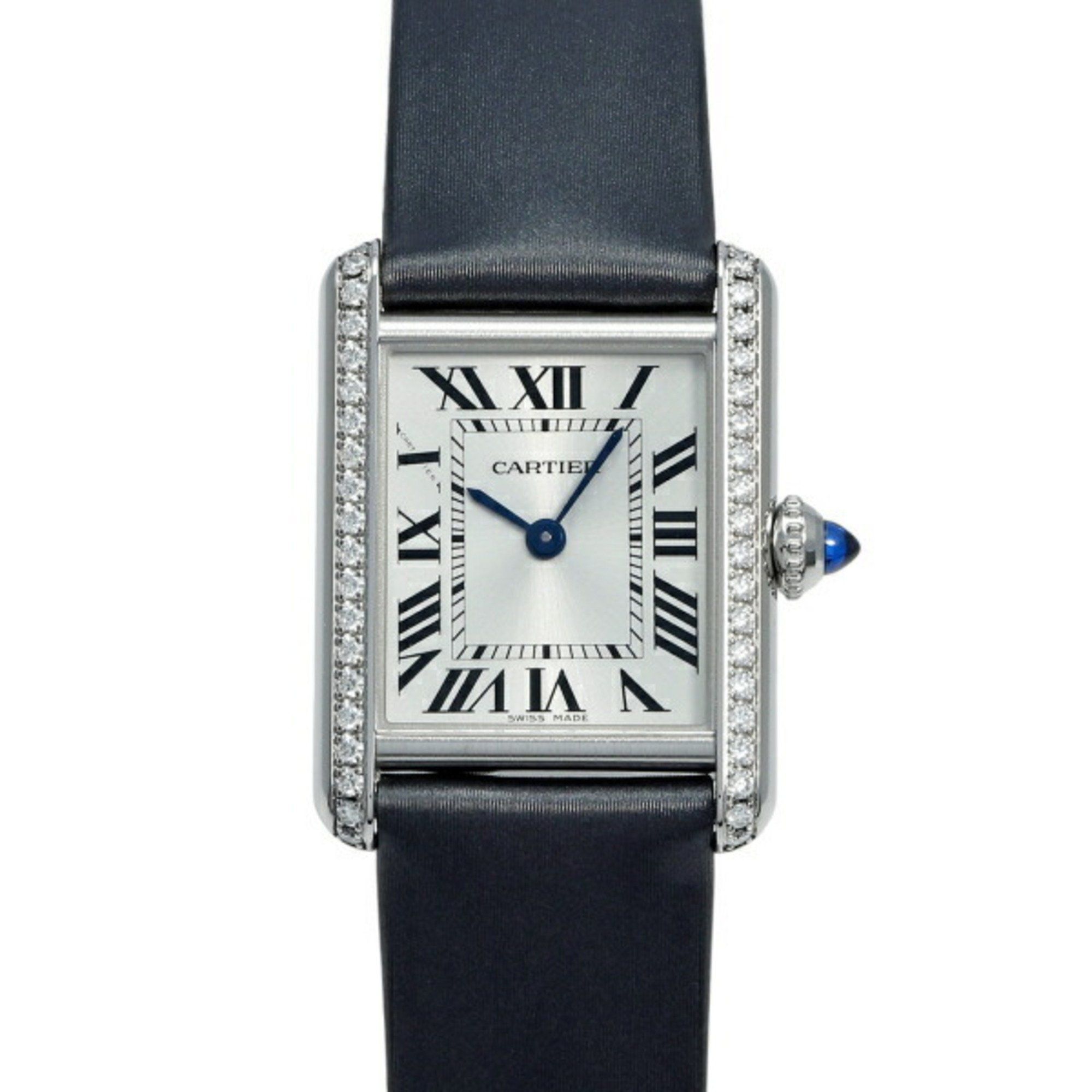 Cartier Tank Must Watch W4TA0016 Silver Dial Women's __