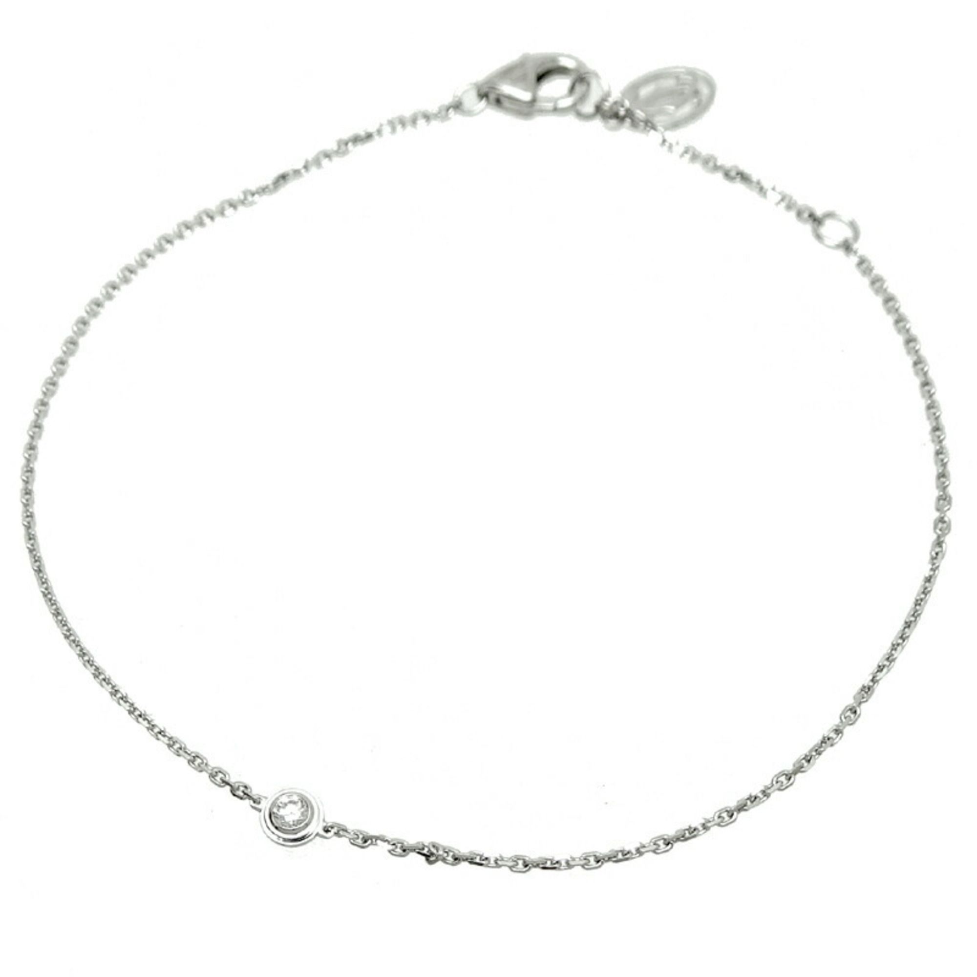 Cartier 0.04ct Diamond Amour XS Women's Bracelet B6045517 750 White Gold