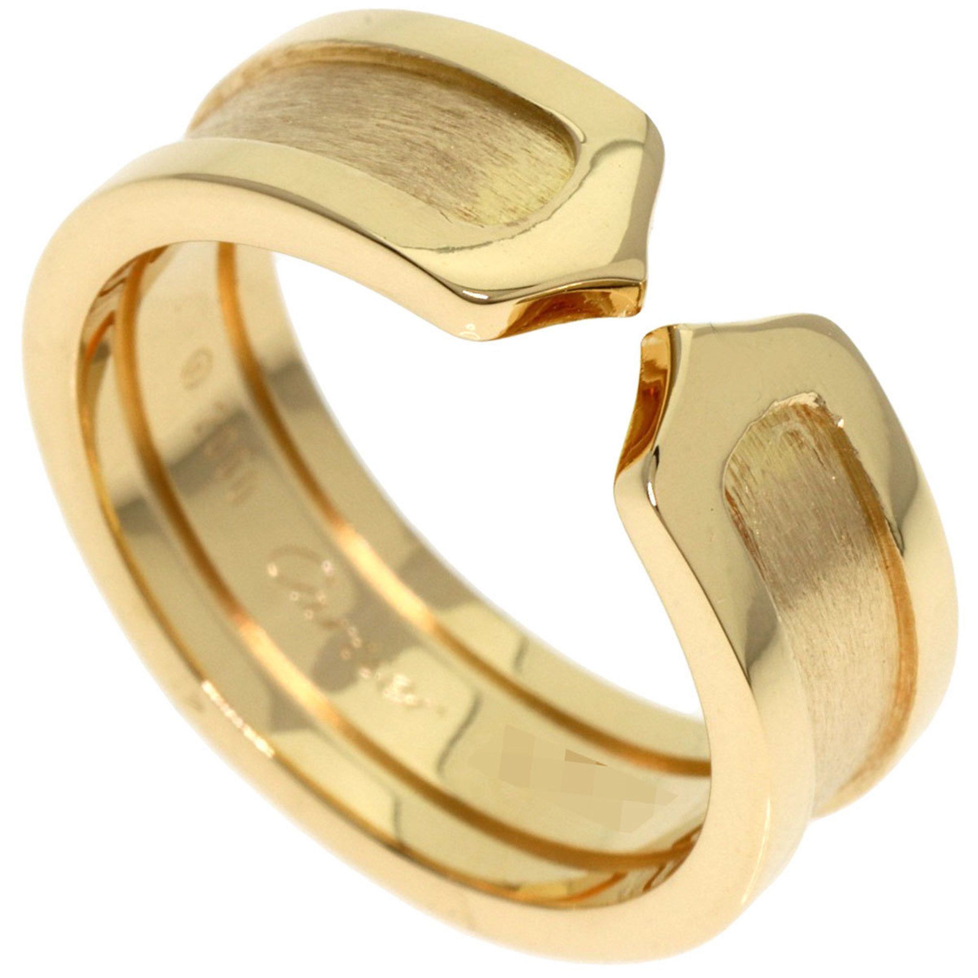 Cartier C2 Ring #51 Ring, 18K Yellow Gold, Women's, CARTIER