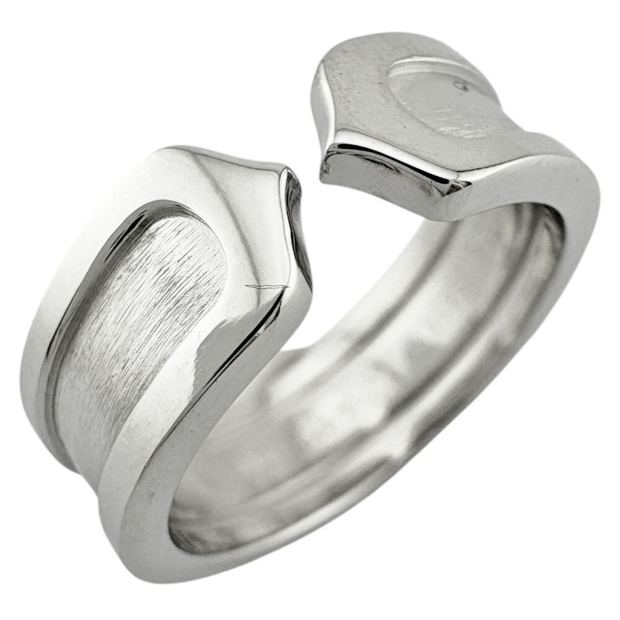 Cartier 2C Ring, Size 11, 18K, Women's, CARTIER