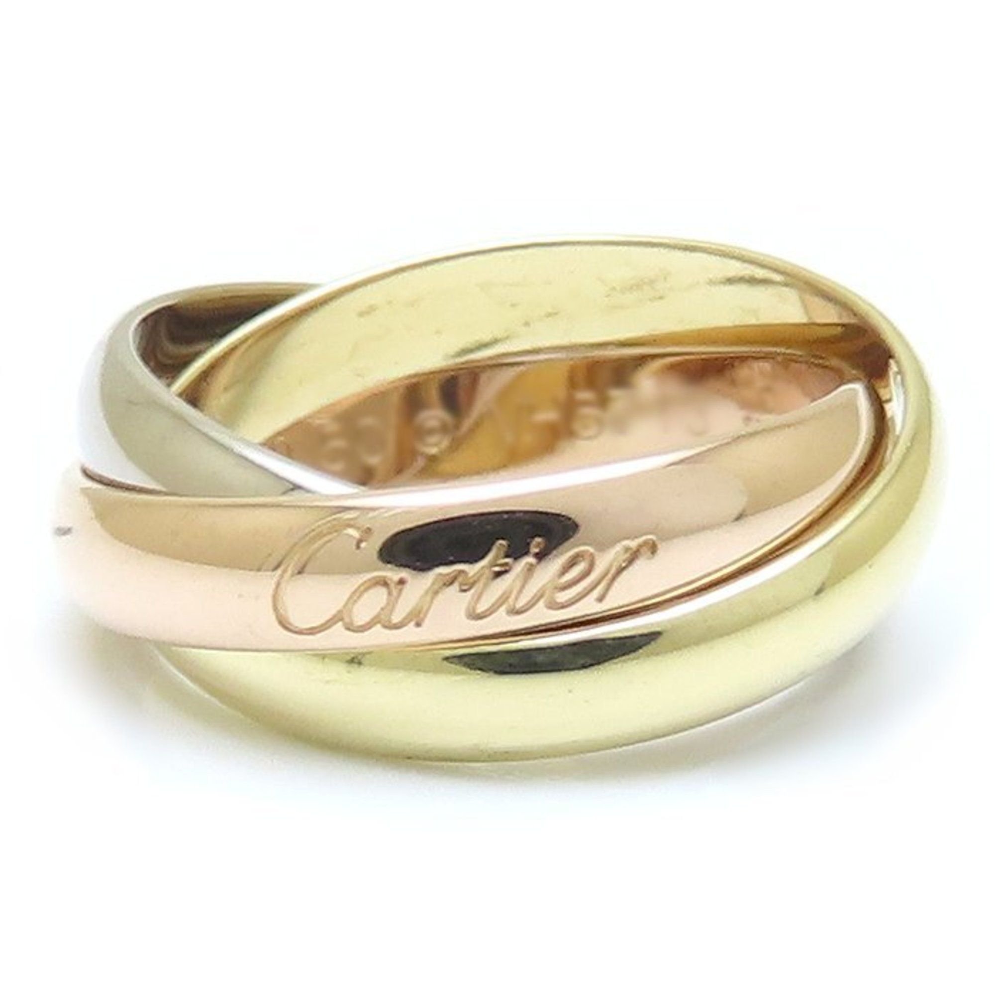CARTIER Trinity Ring #50 3-row 18K three-tone gold 293466