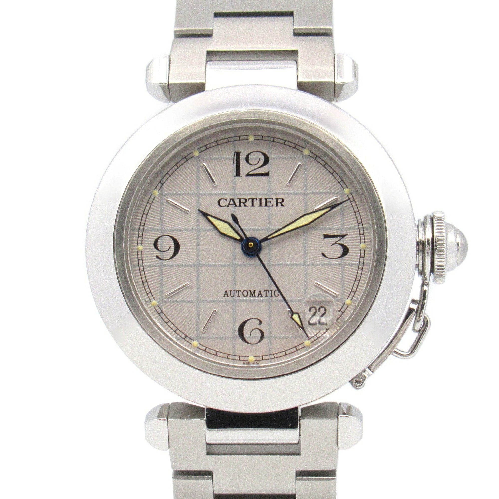 Cartier Pasha C Watch Stainless Steel Boys Grey W31023M7