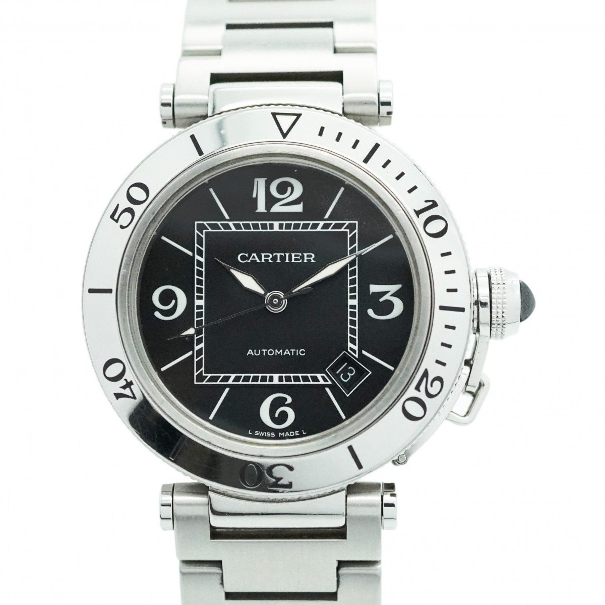 Cartier Pasha 2790 Black Dial Watch for Men
