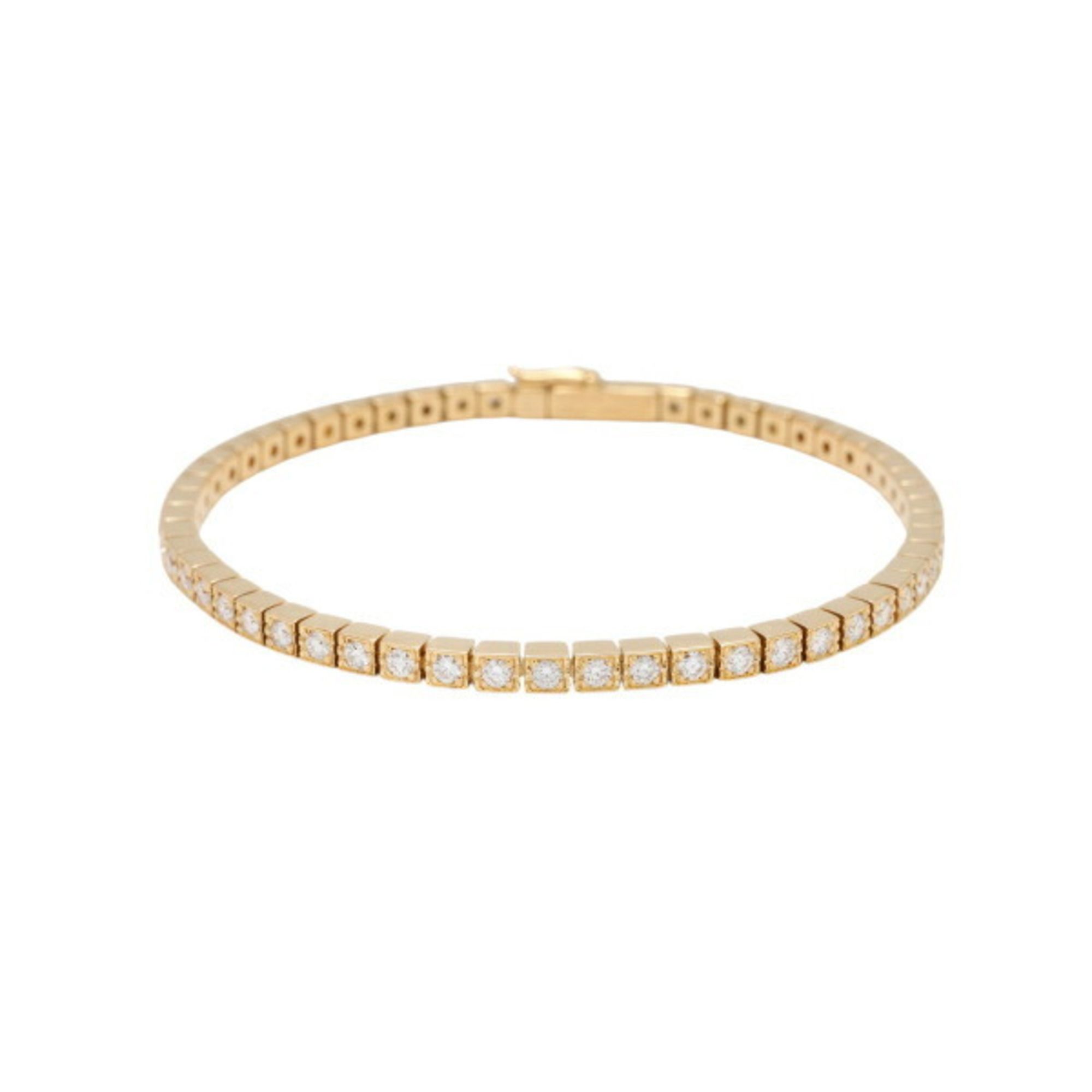 Cartier Lanier full diamond 18K yellow gold bracelet