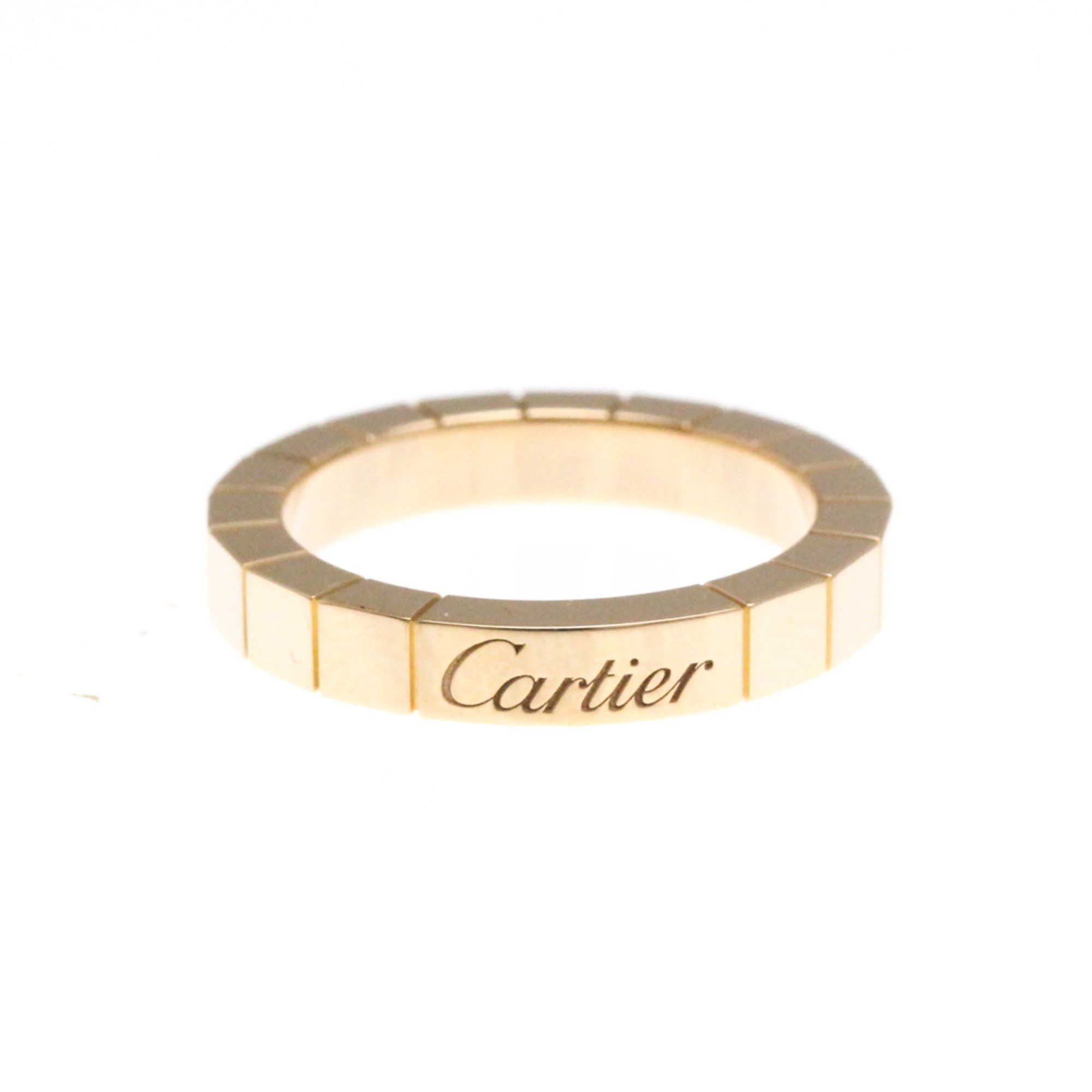 Cartier Lanieres Pink Gold (18K) Fashion No Stone Band Ring Pink Gold