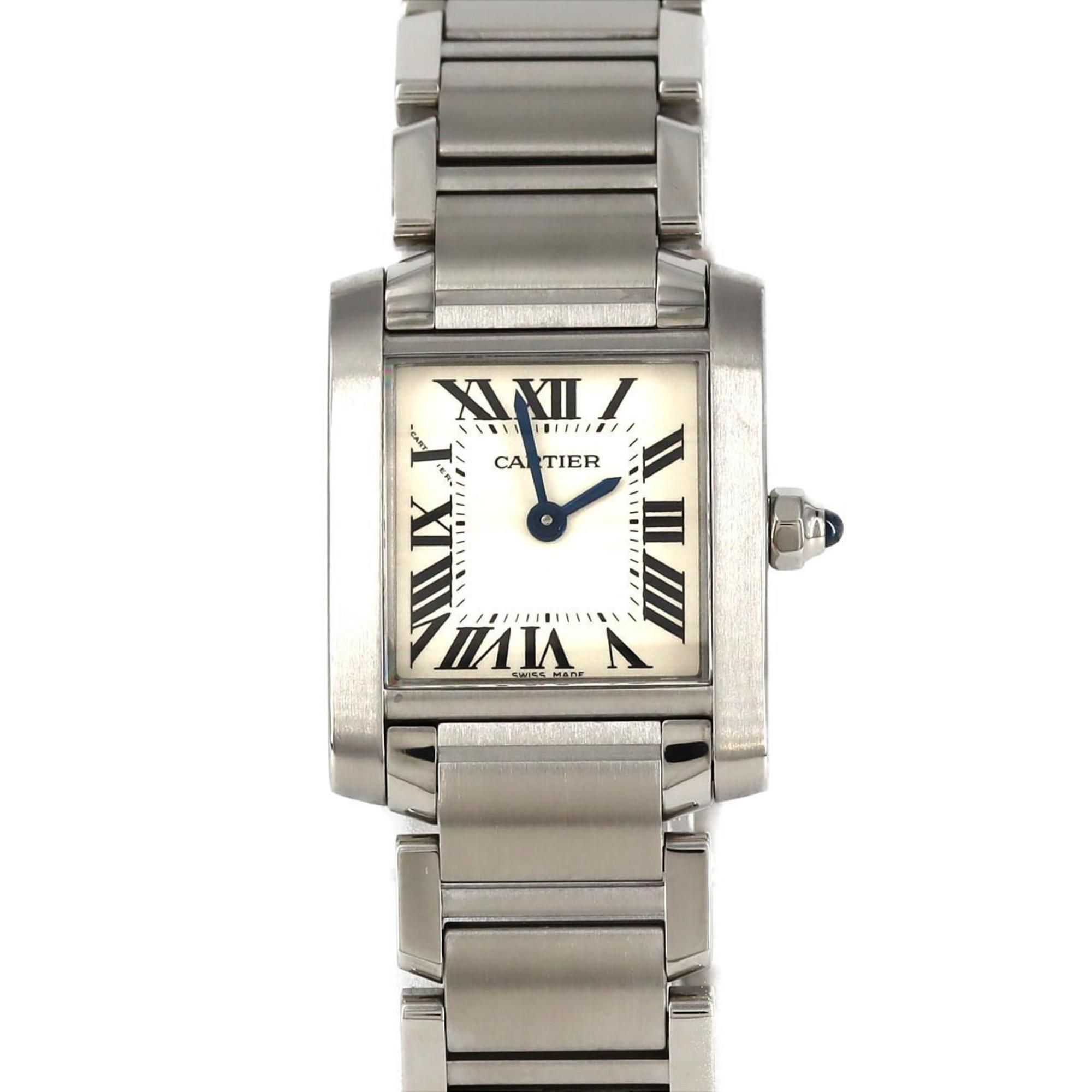 Cartier Tank Francaise SM W51008Q3 SS Wristwatch Quartz